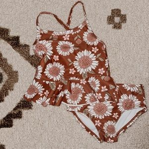 Carter’s Girls Floral 2 Piece Swim Suit